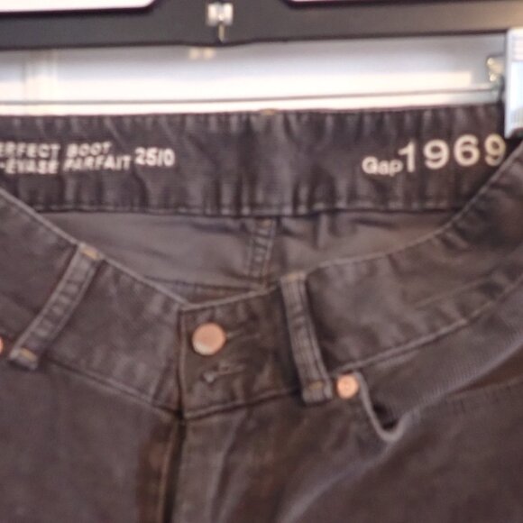 Corduroy Gap Perfect Boot jeans  grey  size 25/0 - Picture 2 of 2